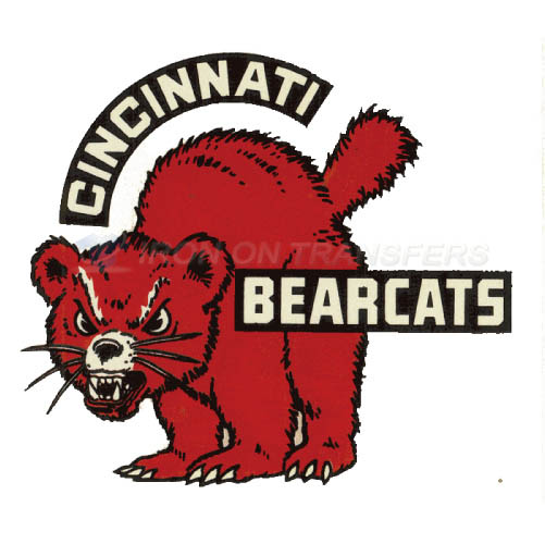 Cincinnati Bearcats logo T-shirts Iron On Transfers N4144